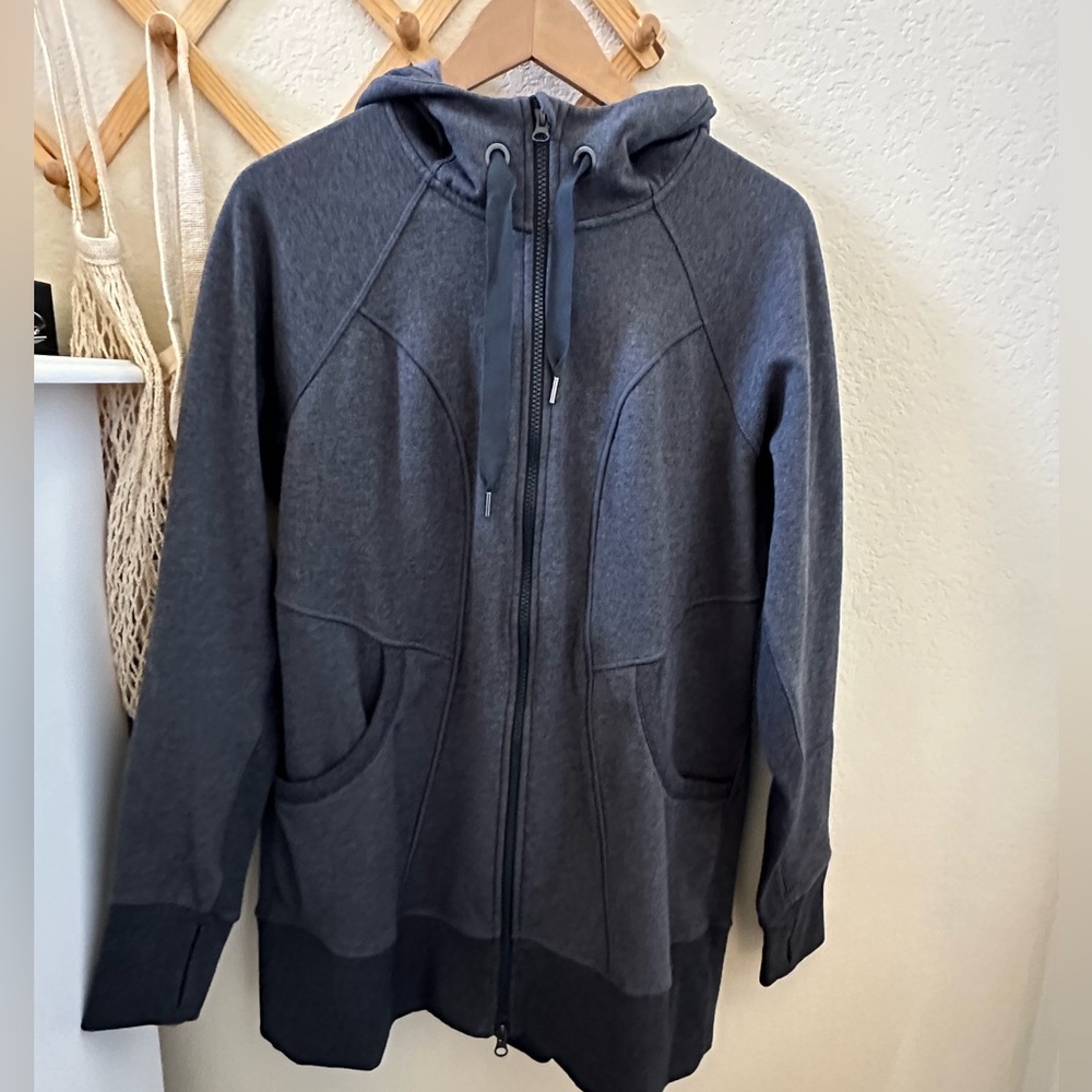 Athleta • Zip Up Fleece Lined Hoodie